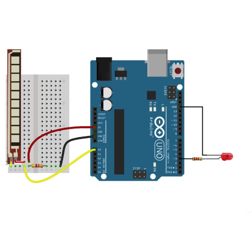 SEN-08606 ,Flex sensor 4.5- Bend Sensing Resistor for Flex Input