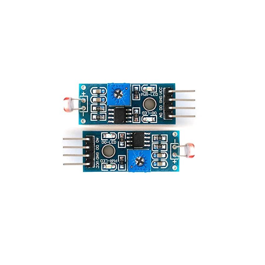 LM393 Light Sensor Module - Adjustable Sensitivity, Digital & Analog Outputs