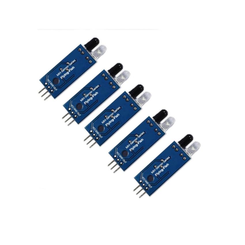 IR Infrared Sensor Module, Obstacle Avoidance Board for Smart Car Robot Projects ( Pack of 5)
