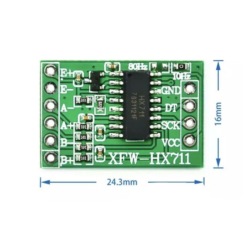 XFW-HX711 Load Cell Amplifier Breakout Board - High Precision, Weight Measurement