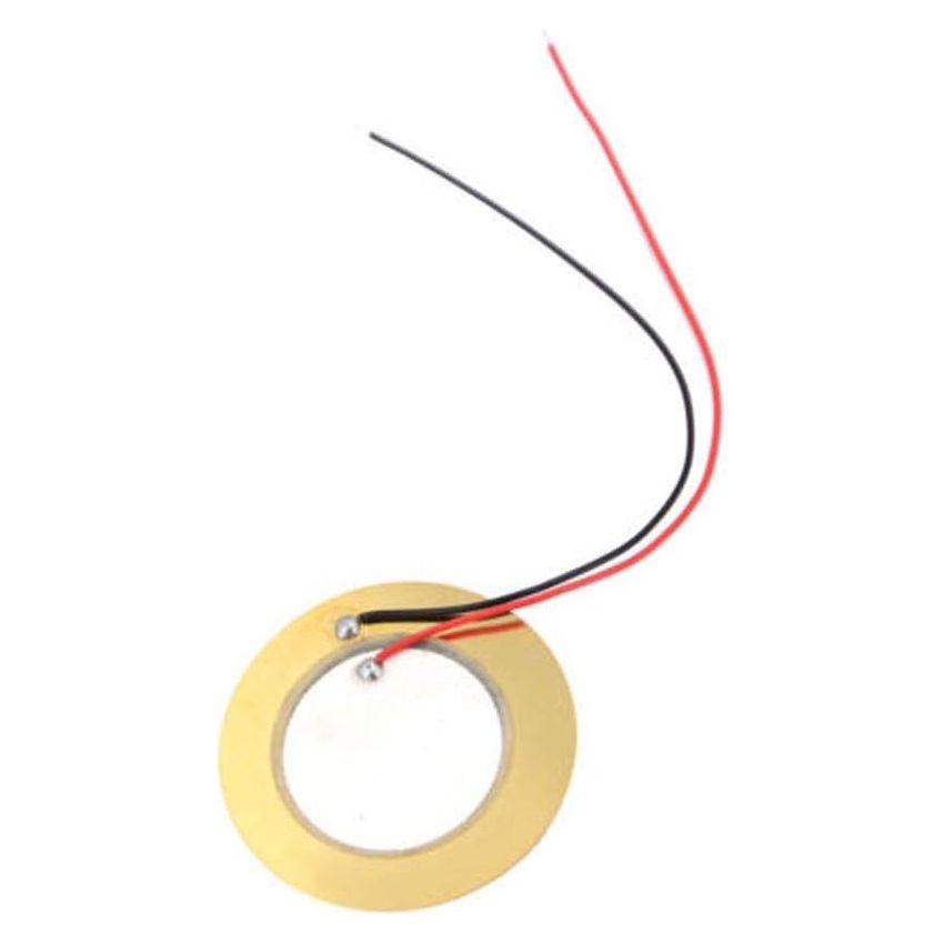 BUZ PIEZO 35MM, Piezoelectric Buzzer Disc, Wire Leads