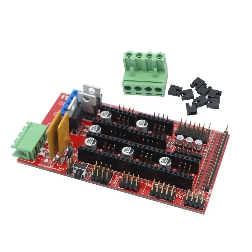 2B2A1A1B, 3D Printer Control Board, Stepper Driver Support, Multiple Extruder Control