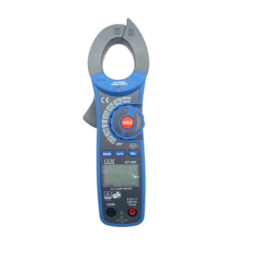 DT-350 AC/DC ,Auto-Ranging Clamp Meter, 400A Current, 600V Voltage Measurement