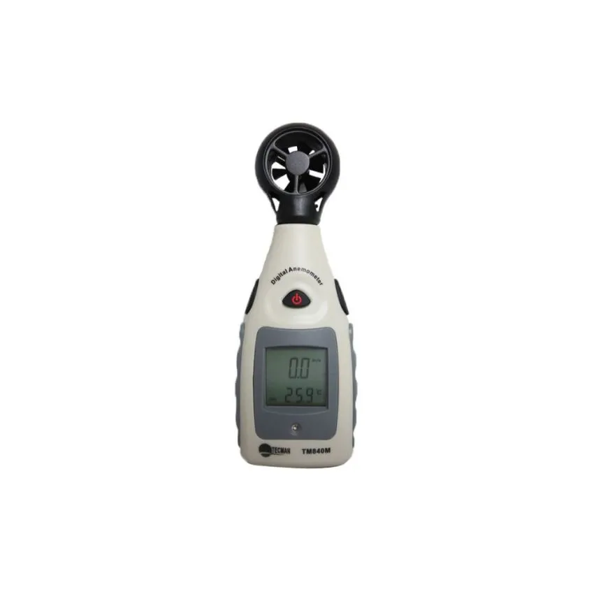 TM840M, Digital Anemometer, Wind Speed & Temperature Measurement, LCD Display
