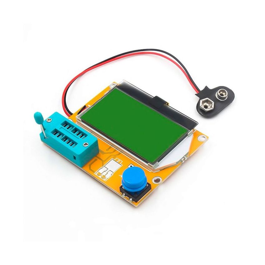 HW-308, ESR Meter Transistor Tester with Large LCD Display and Automatic Pinout Detection