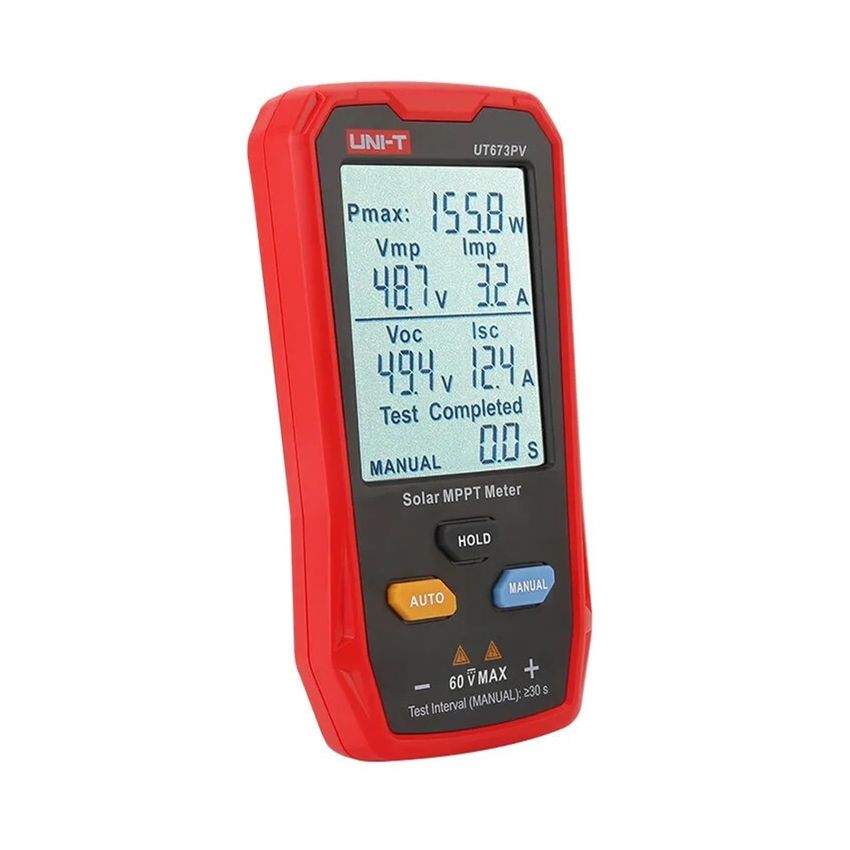 Uni‑T UT673PV Solar MPPT Meter – Photovoltaic Tester for Solar Panel Open Circuit Voltage, Short Circuit Current & Insulation Resistance