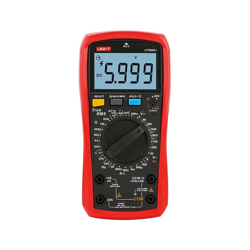 UT890D+ Series True RMS Digital Multimeters
