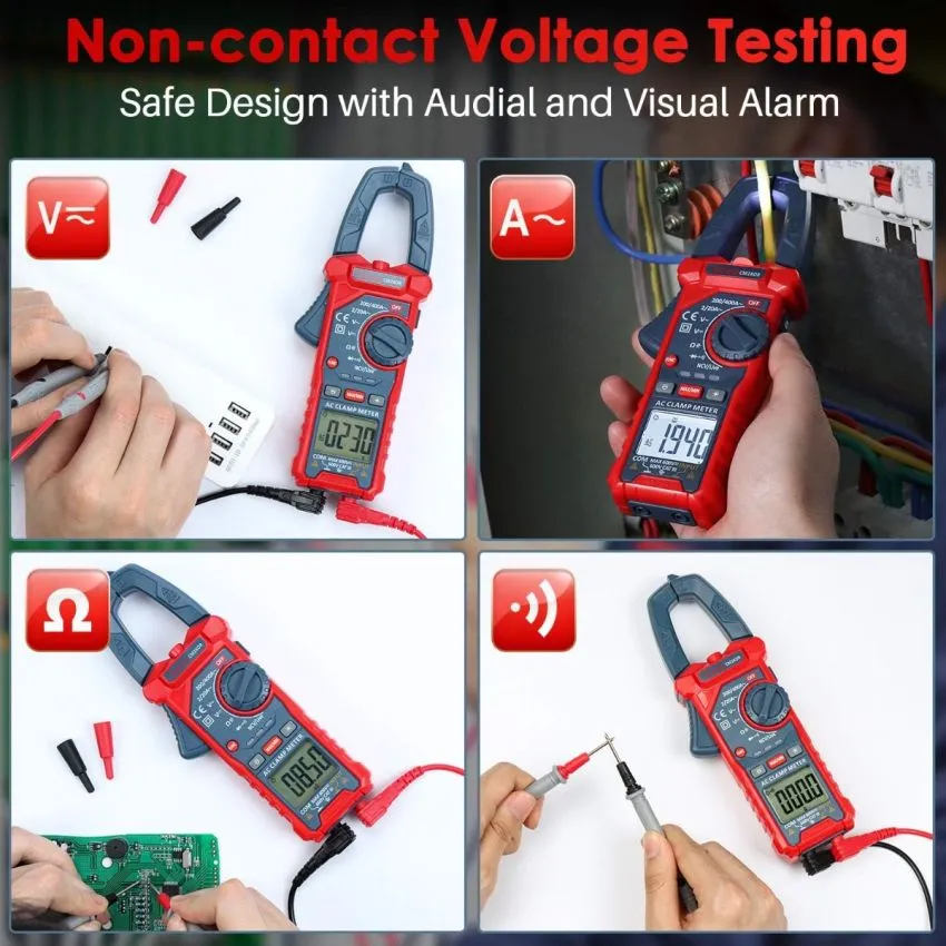 AstroAI M4KOR True RMS Digital Multimeter 4000 Counts with NCV AC DC Voltage Current Capacitance Battery Tester