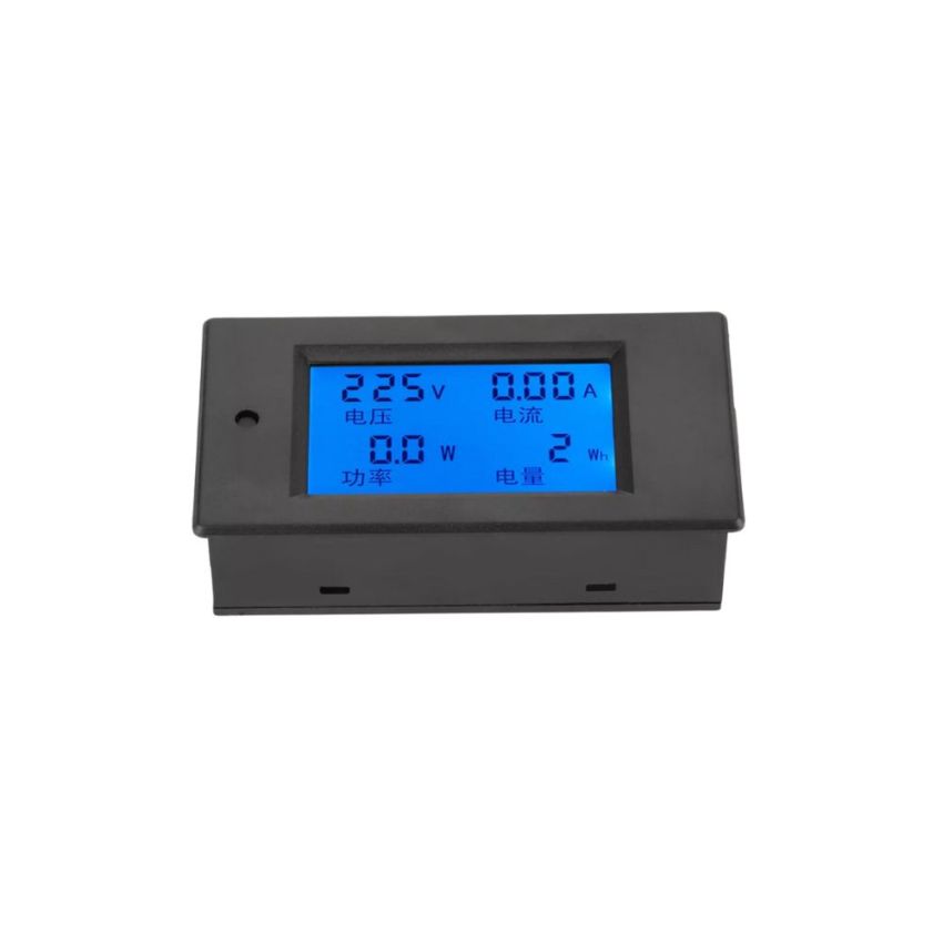 PZEM-021, Single Phase LCD Display Digital AC Voltage Current Power Energy Meter, 20A, 80-260V