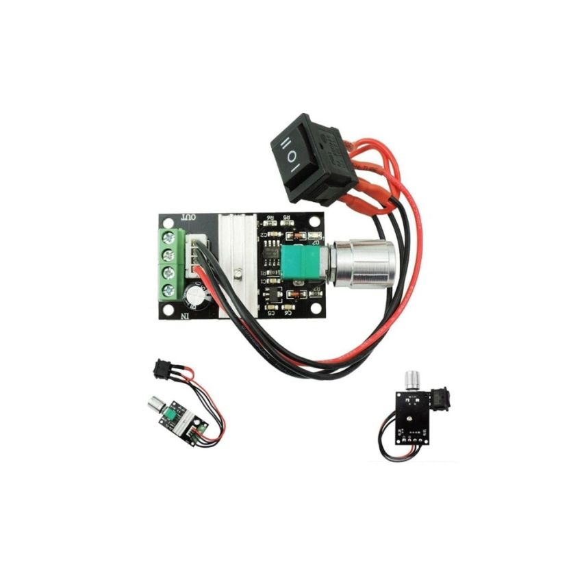 DC PWM Motor Speed Controller Regulator Adjustable Reversible Motor Driver Switch Module - 6V-60V, 10A