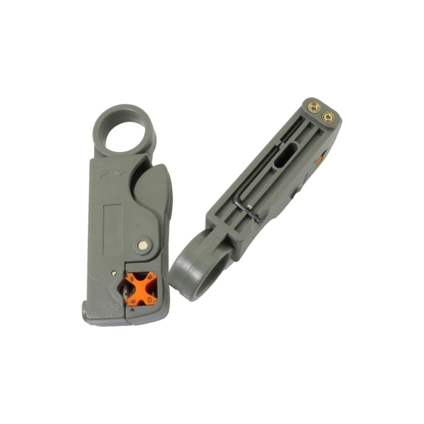 TL-332 ,2-Blades Rotary Coaxial Cable Stripper for RG58, RG59, and RG6 Cables