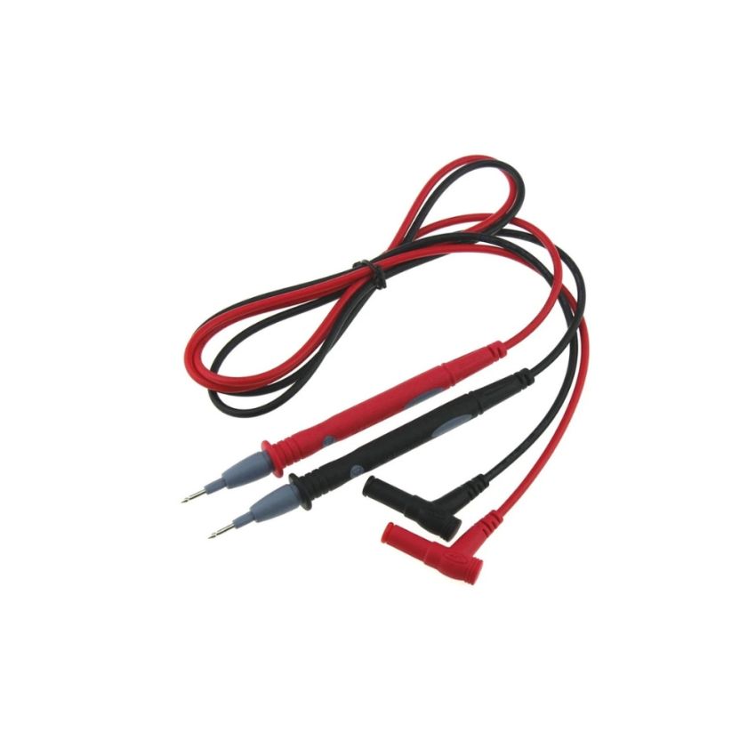 Multimeter Test Leads - Needle Tip Probe Set with Silicone Cable