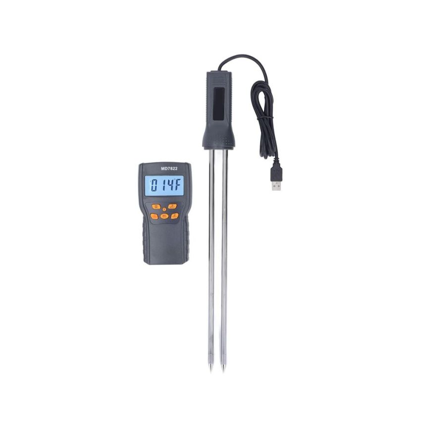 MD7822, Digital Grain Moisture and Temperature Meter, Precise Measurement for Grain Storage and Farming
