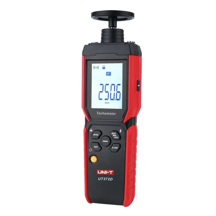 UNI‑T UT372D 2‑in‑1 Contact & Non‑Contact Tachometer