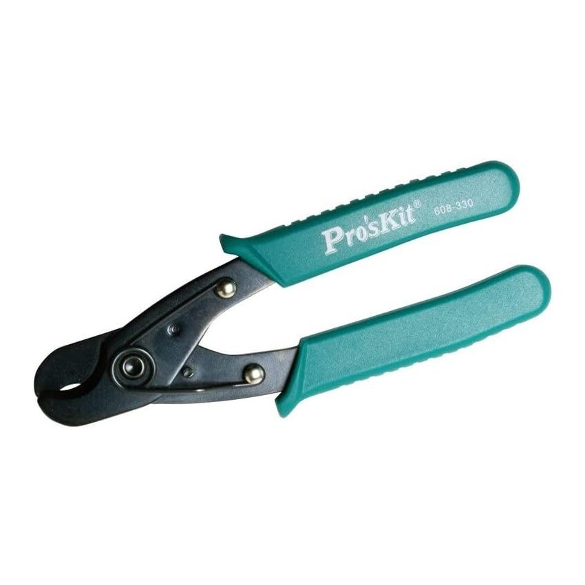 608-330 – Round Cable Cutter (165mm), S45C Carbon Steel, Safety Lock