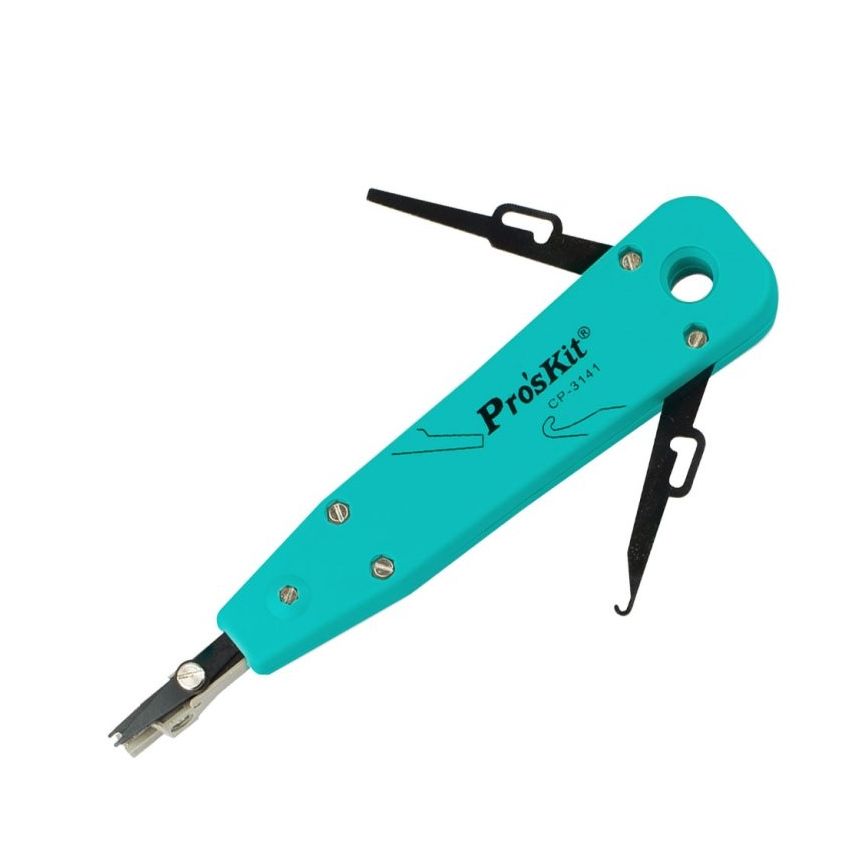 CP-3141, Krone-Type Impact Punch Down Tool with Hook & Spudger