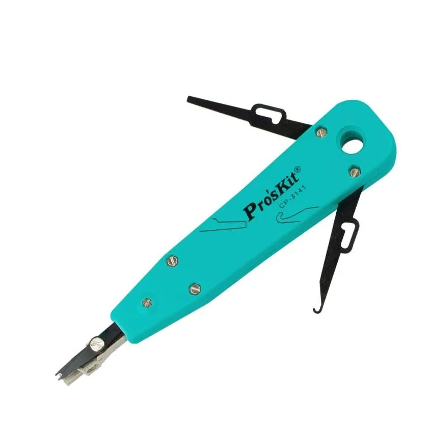 CP-3141, Krone-Type Impact Punch Down Tool with Hook & Spudger