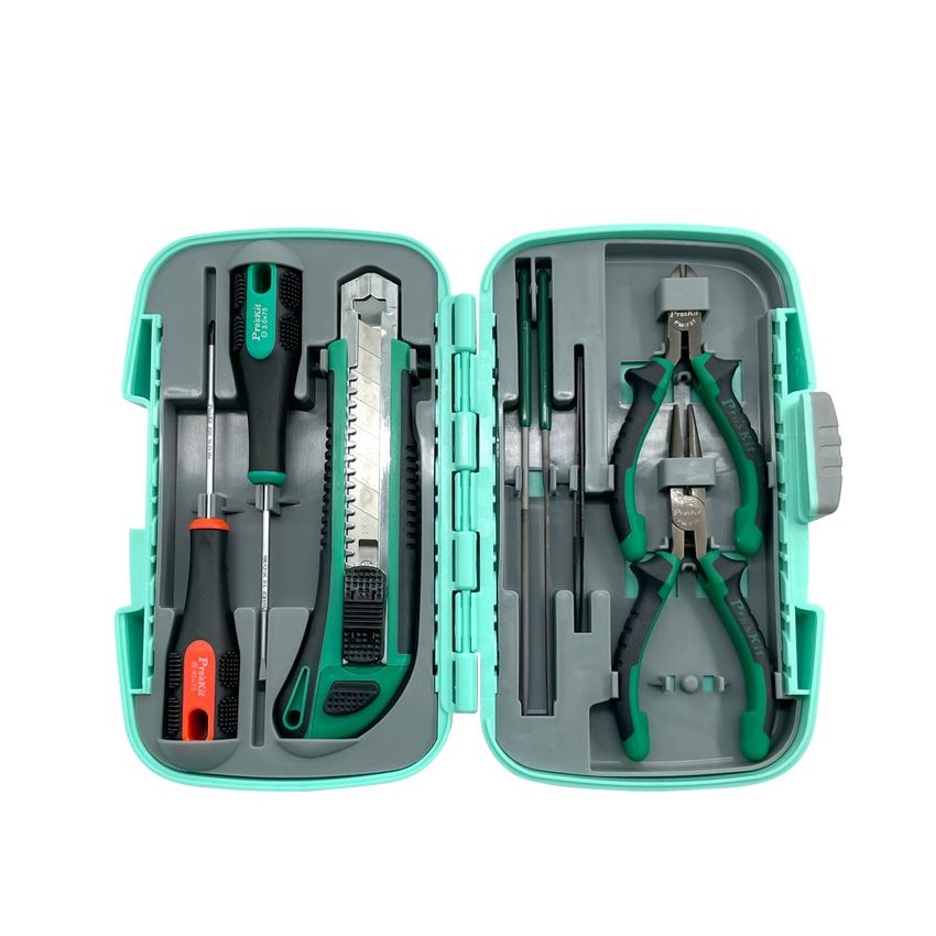 PK-301, Mini Household Tool Kit (9 pcs), Pro'sKit, Compact Case