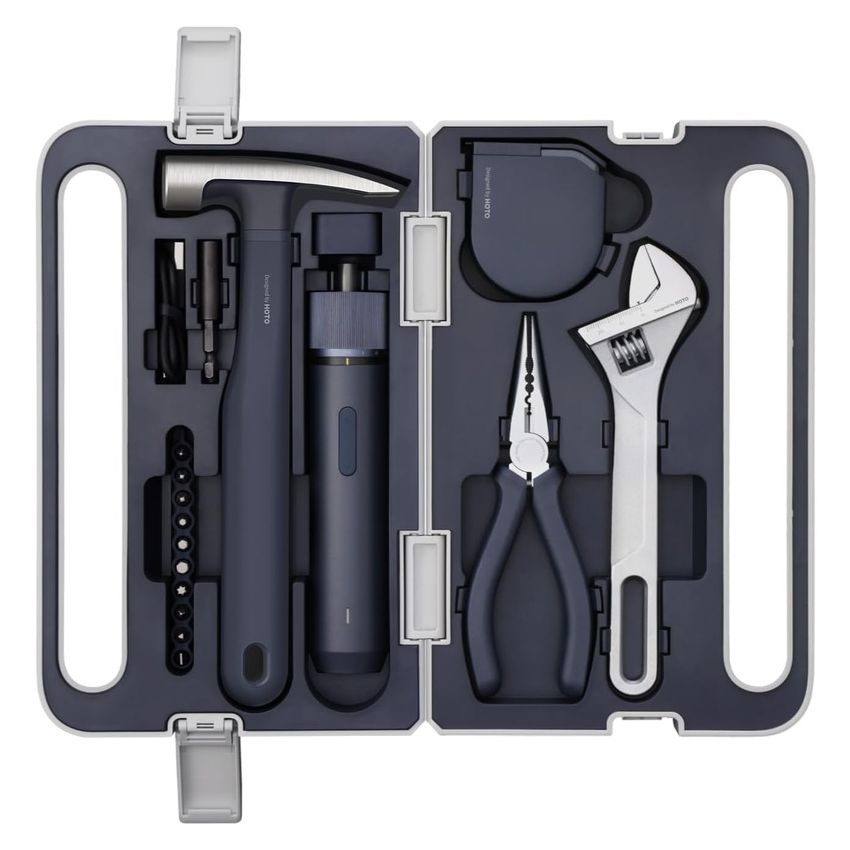 Electric Screwdriver Tool Set, Home Repair Kit, Portable Case