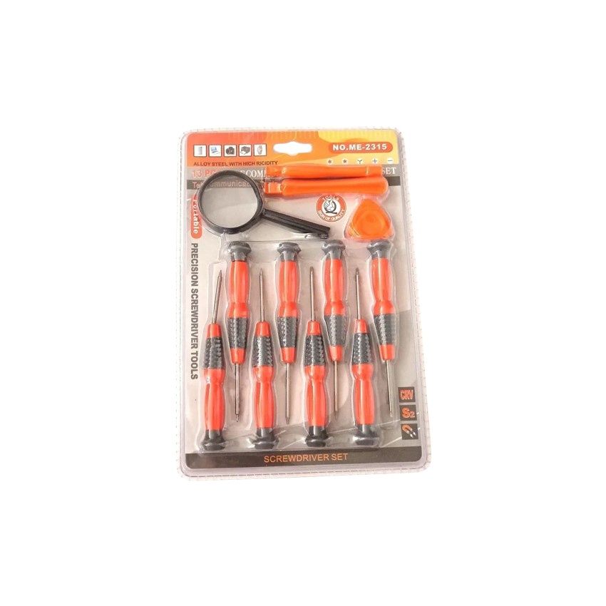 ME-2315, 13-Piece Precision Screwdriver Set, Multi-Tool Kit
