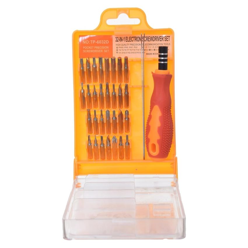 TP-6032D, 32-in-1 Precision Screwdriver Set, Multipurpose Toolkit
