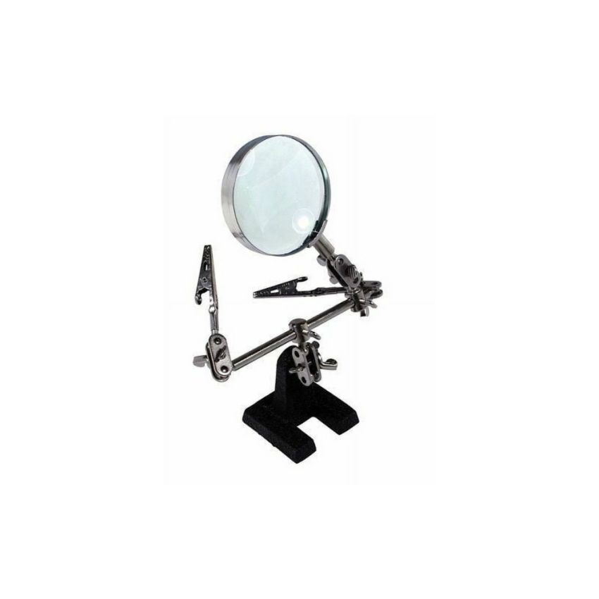 Magnifier with Three Helping Hands