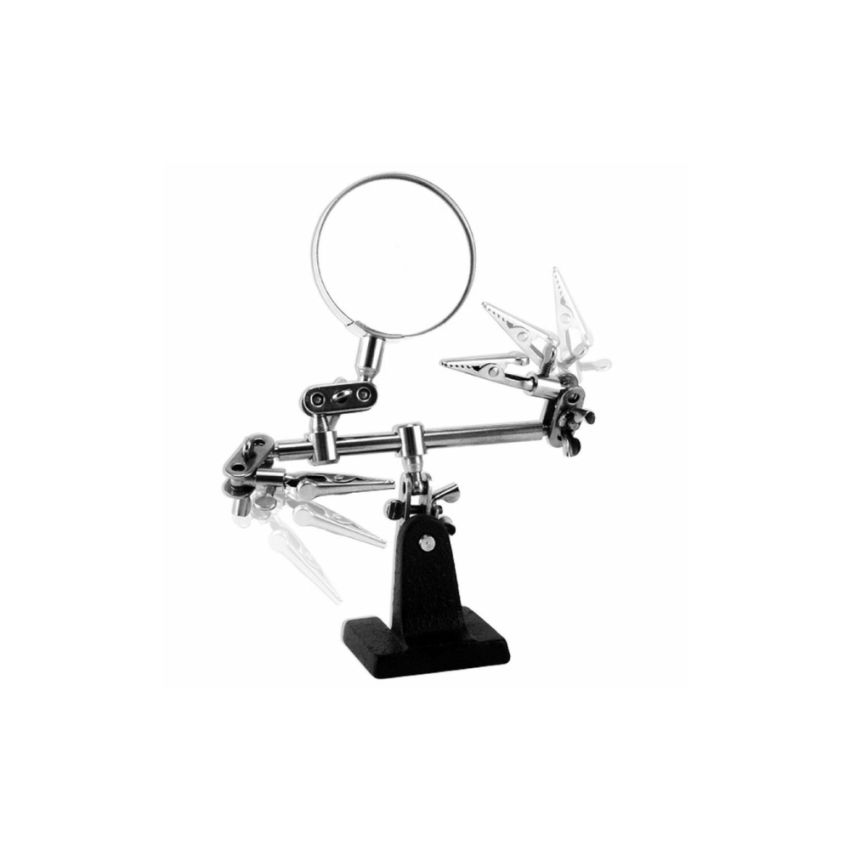 Magnifier with Three Helping Hands