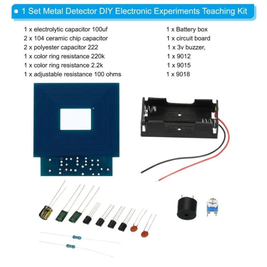 Metal Detector DIY Electronic Experiments Teaching Kit for STEM Learning