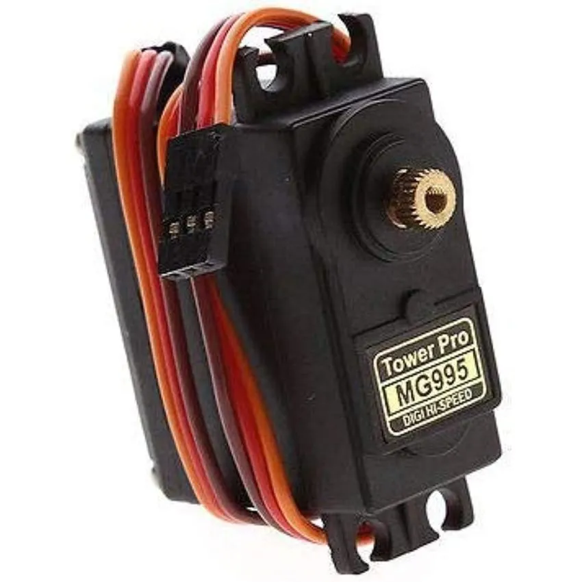 MG995 High-Speed Digital Servo Motor, Metal Gear, Dual Ball Bearing, for RC Cars, Arduino, Raspberry Pi & Robotics
