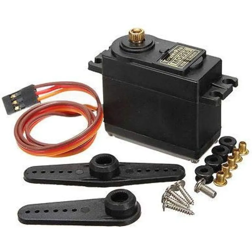MG995 High-Speed Digital Servo Motor, Metal Gear, Dual Ball Bearing, for RC Cars, Arduino, Raspberry Pi & Robotics