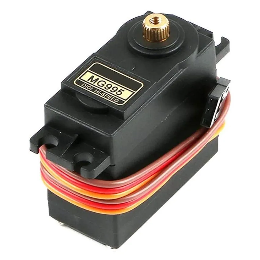 MG995 High-Speed Digital Servo Motor, Metal Gear, Dual Ball Bearing, for RC Cars, Arduino, Raspberry Pi & Robotics