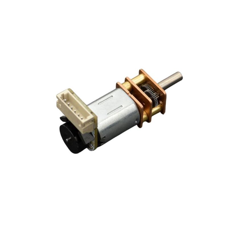 Micro Metal Geared motor w/Encoder - 6V 310RPM 50:1