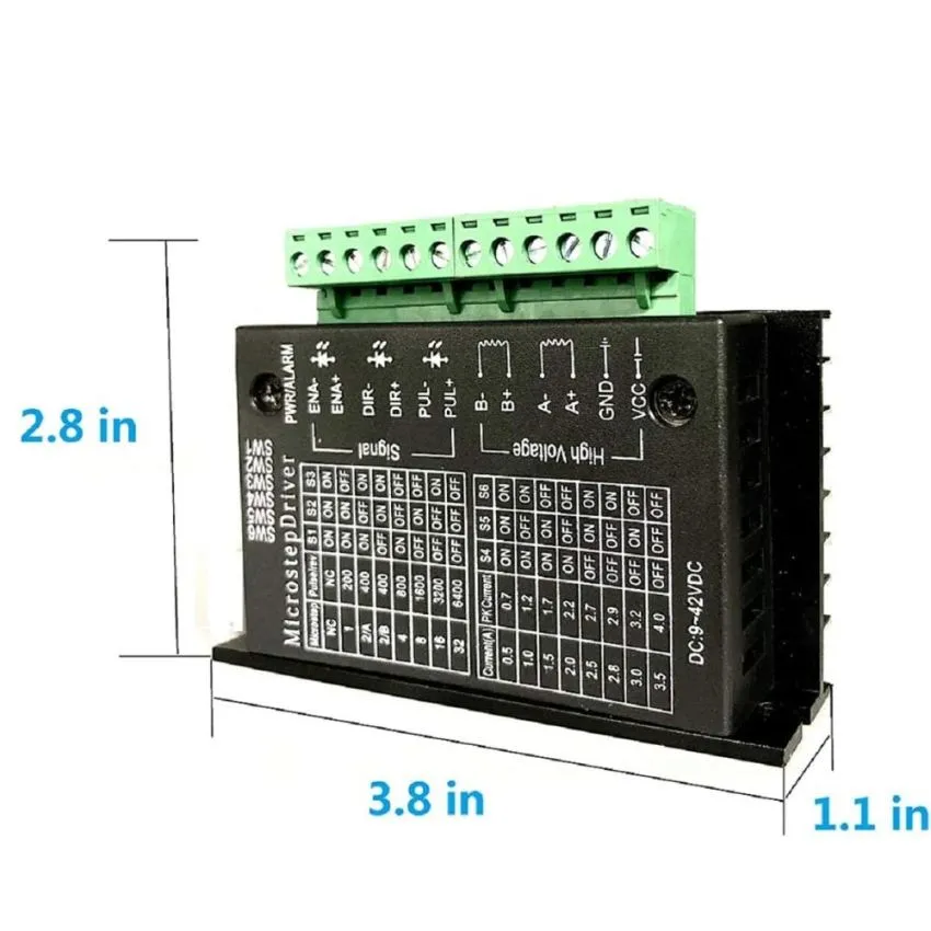 TB6600,Stepper Motor Driver Controller,4.0A,9-42VDC