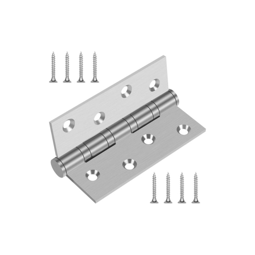 Stainless Steel Hinges,Silver,4