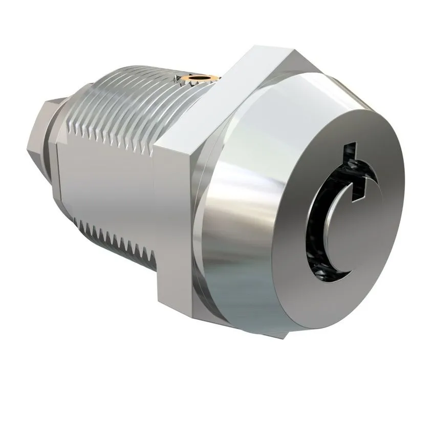 PT-1-3C109-20L-KA, Tubular Key Cam Lock, Chrome Finish