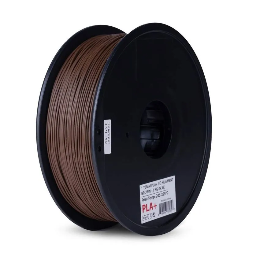 PLA+-1.75-BR, PLA+ 3D Printer Filament, Spool