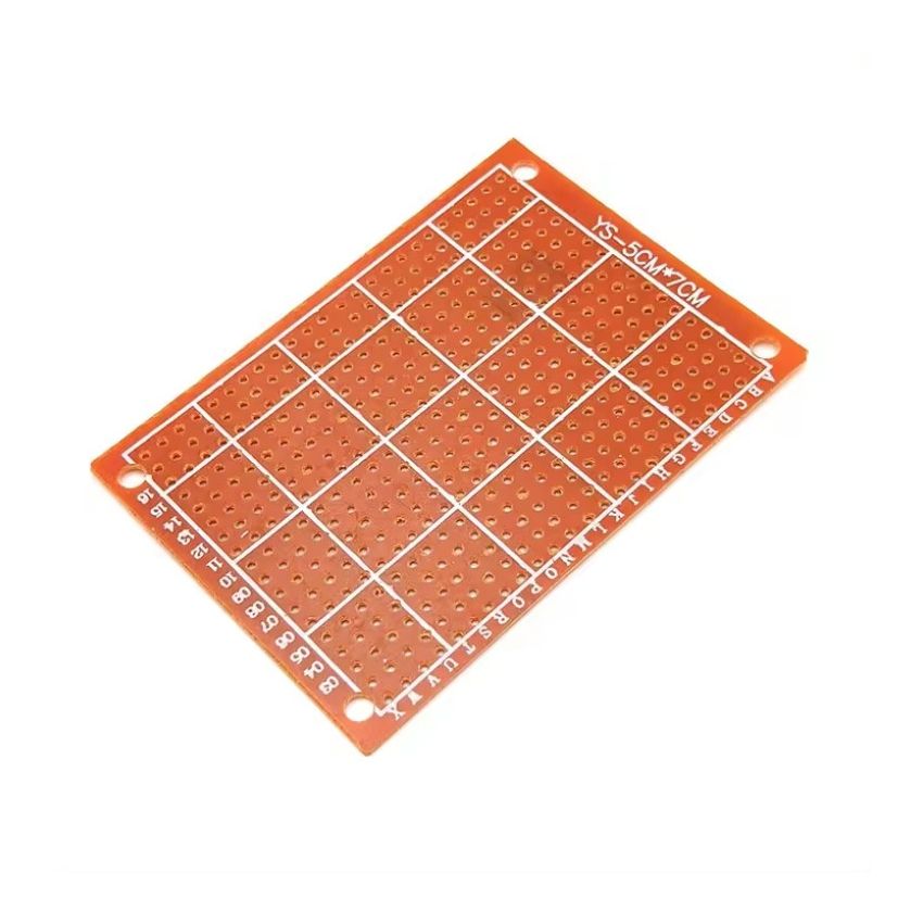 PCB Brown (5x7 cm) Single-Sided- for Electronics Prototyping
