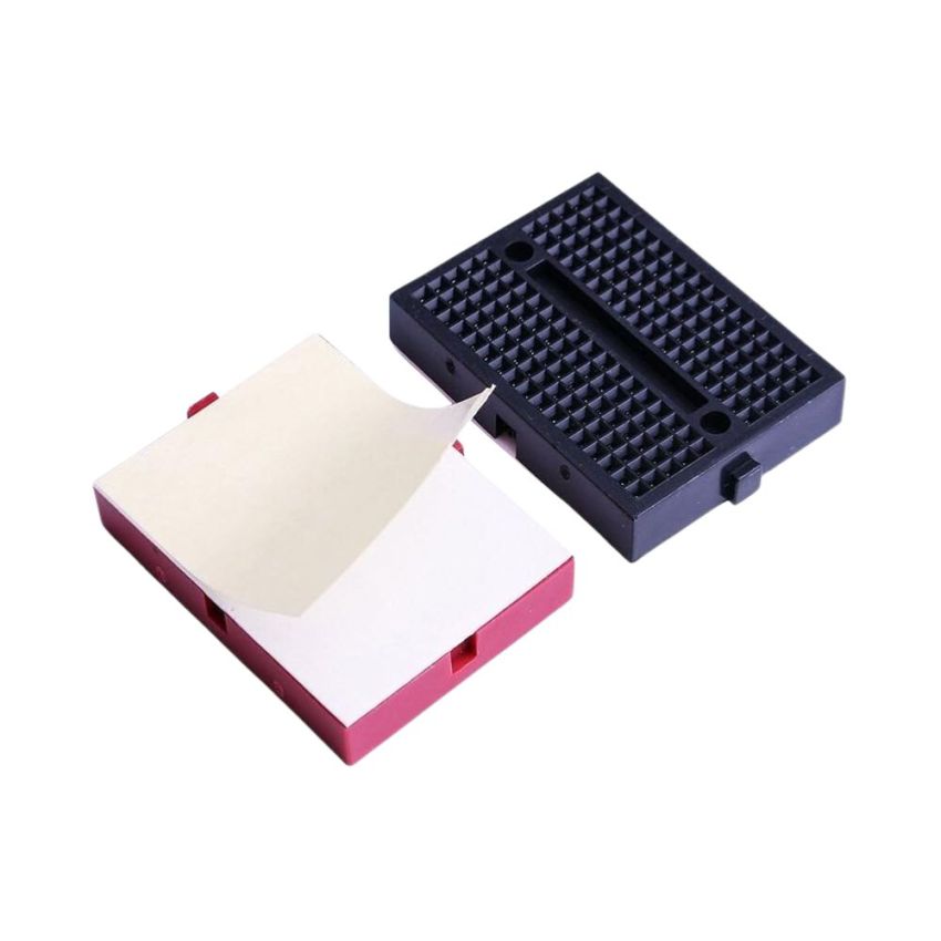 Mini Solderless Breadboard,(34x45mm), Multicolor Pack for Prototyping and DIY Electronics Projects, 6PCS