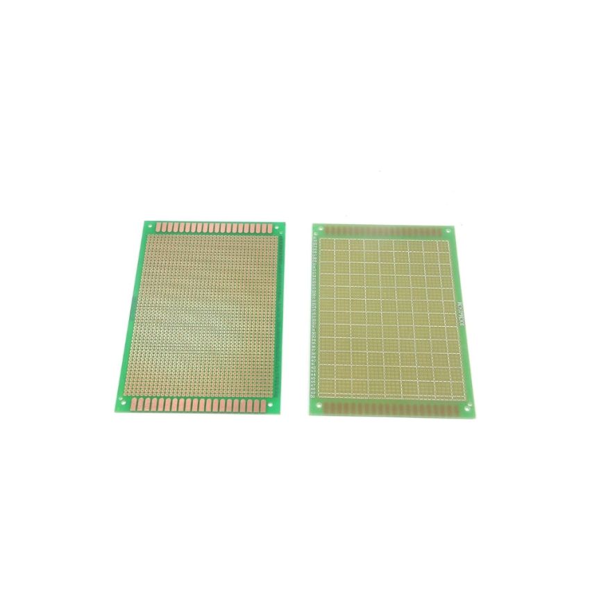 PCB Board Green 10 x 15cm - Copper-Clad Laminate for Prototyping