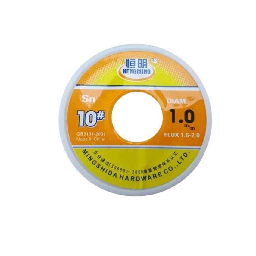 Solder Wire,63/37 Tin-Lead Alloy,1.0mm Diameter,100g