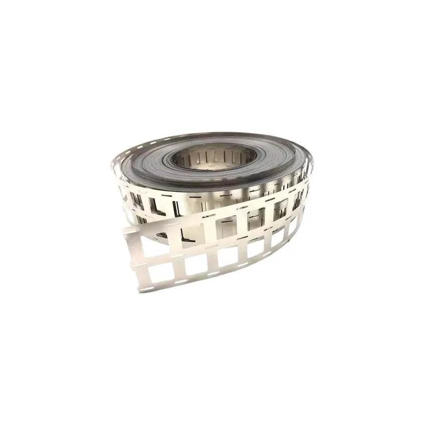 Nickel-Plated Steel Strip, 2-Way Configuration, 1 Meter Length, Corrosion-Resistant
