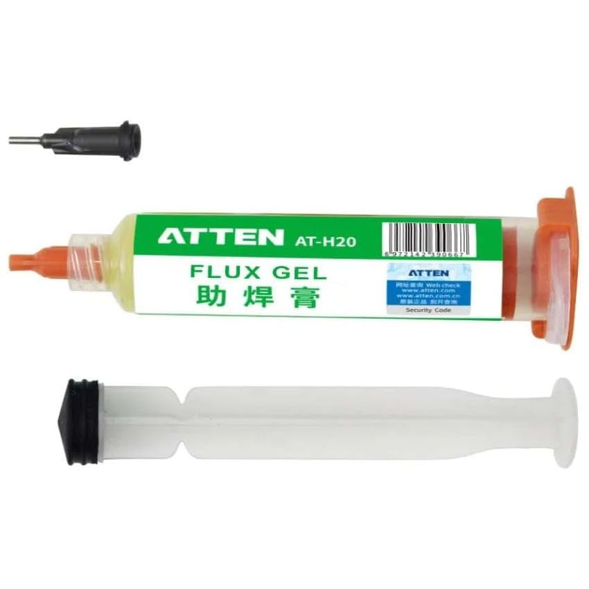 AT-H20, Paste Flux – No-Clean Soldering Flux Gel for PCB Repair