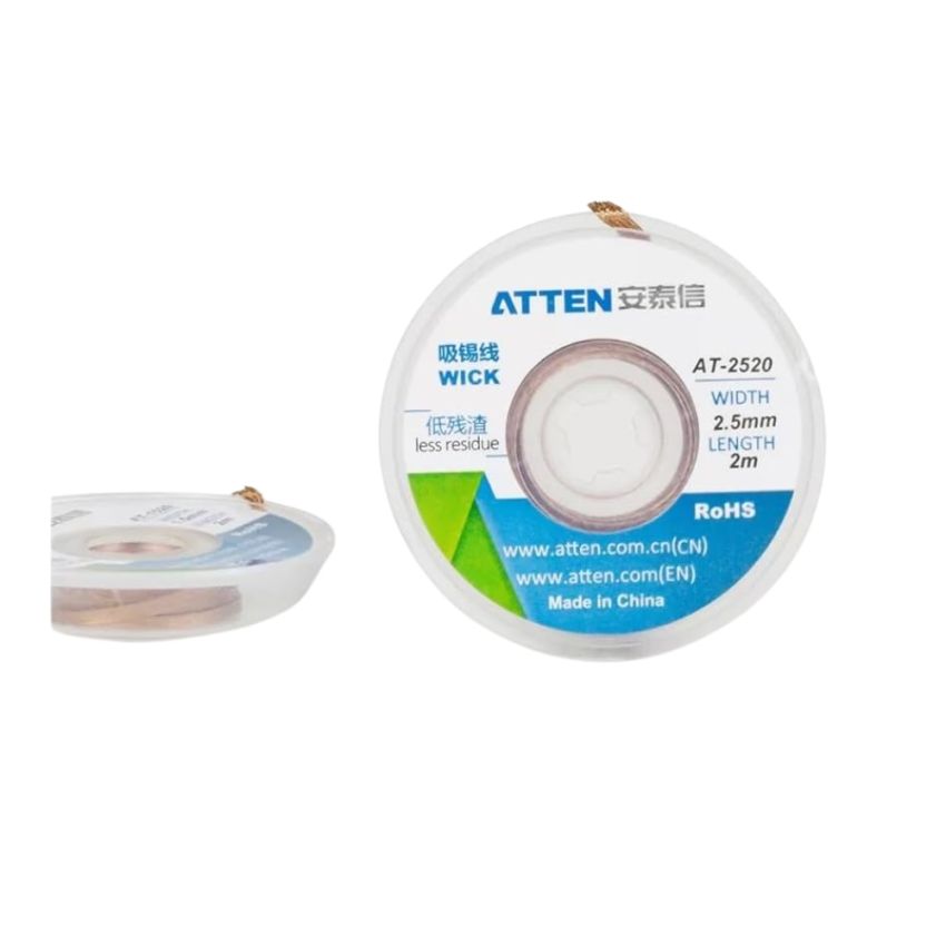 AT-2520, Solder Wick, Width: 2.5mm