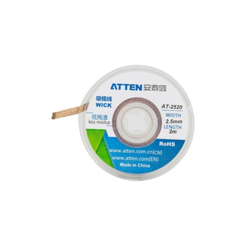 AT-2520, Solder Wick, Width: 2.5mm