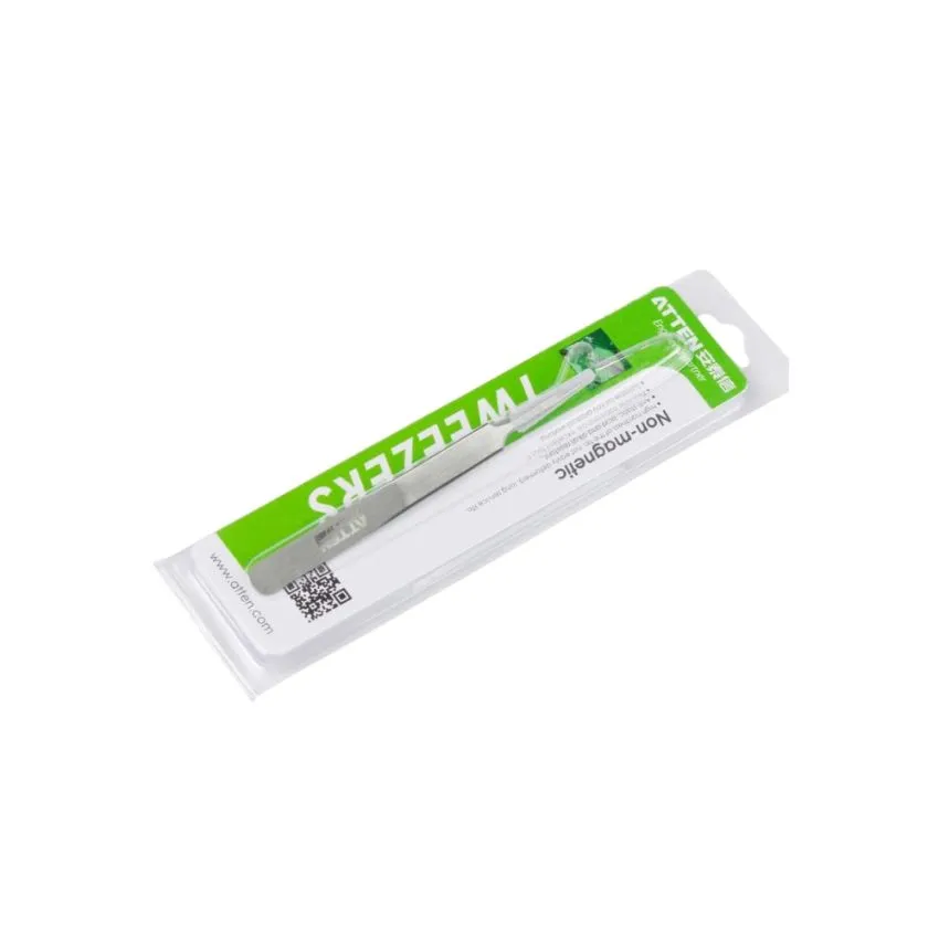AT-114, Stainless Steel Tweezers, 110mm