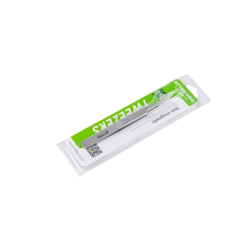 AT-115, Stainless Steel Tweezers, 123mm