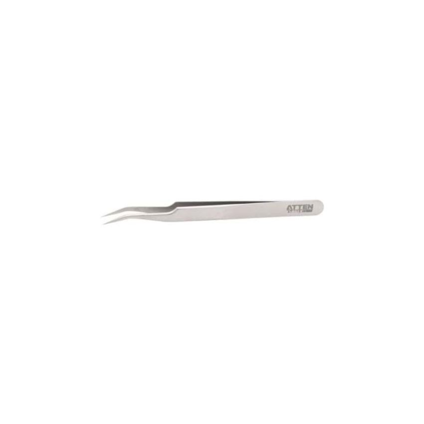 AT-115, Stainless Steel Tweezers, 123mm