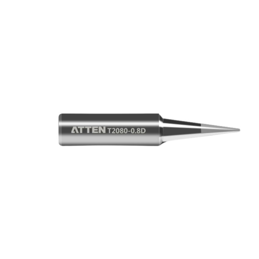 T2080-0.8D, Chisel Soldering Tip, 0.8mm