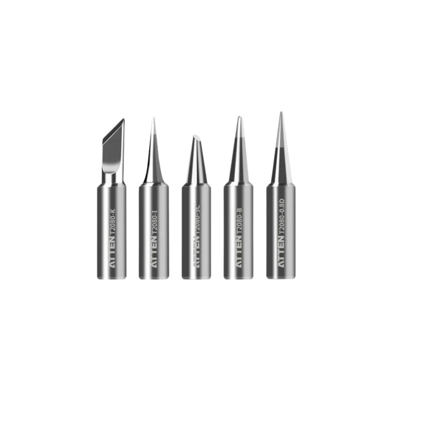 T2080-0.8D, Chisel Soldering Tip, 0.8mm