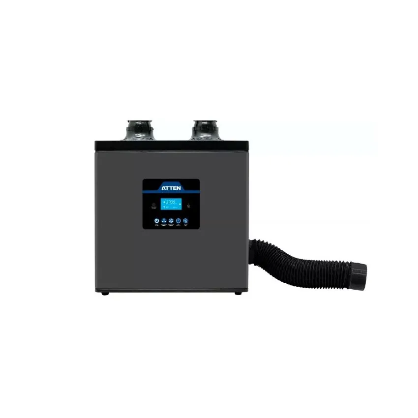 ST-1202D, Dual-Arm Fume Extractor - High-Efficiency Soldering Smoke Absorber for Industrial Applications